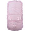 Plain Pink/ Pink Footmuff/Cosytoes With Bows & Lace